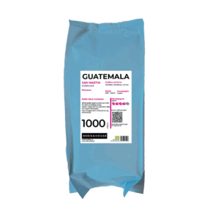 Billede af en 1kg pose af Guatemala kaffebønner