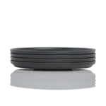 Huskee Undertallerkener – Sort