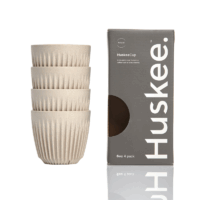 HuskeeCup 4stk – Natur – 6oz (177ml)