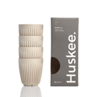 HuskeeCup 4stk – Natur – 8oz (236ml)