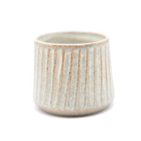 Blå Kop m. Brede Riller – 170ml