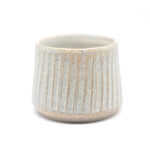 Blå Kop m. Brede Riller – 250ml