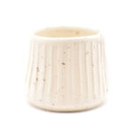 Beige Kop m. Brede Riller – 170ml