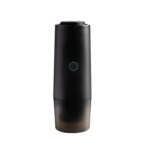 Nomious Prime Brew Sort - Elegant og Kompakt Kaffebrygger Billede af den sorte Nomious PrimeBrew, en stilren og minimalistisk kaffebrygger med trådløs funktion. Perfekt til kaffeelskere, der ønsker bekvemmelighed og kvalitet i én kompakt enhed.