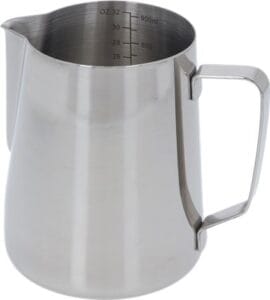 En mælkekande i sølv