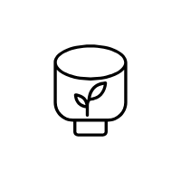 Et ikon af en matcha skål