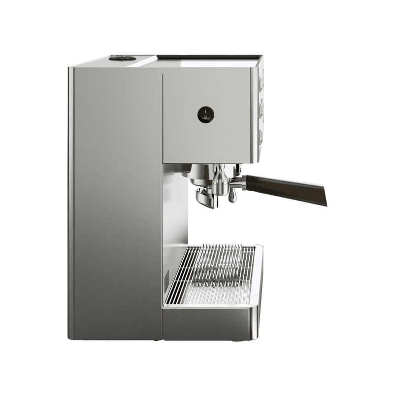 Sidebillede af Lelit Elizabeth PL92T, der viser den kompakte konstruktion.