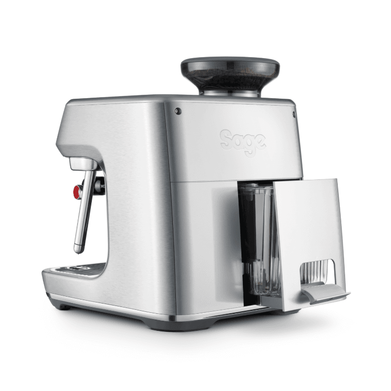 Bagside af Sage Oracle Jet i stål med vandbeholder.