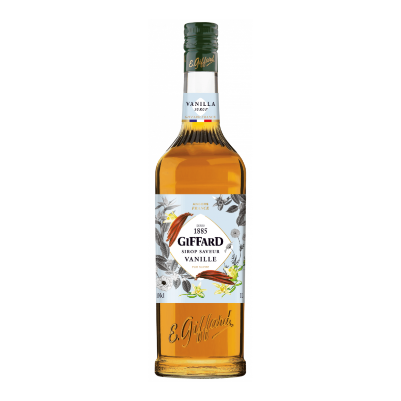 Giffard vaniljesirup 1L – premium vaniljesirup og kaffesarup til barista og hjemmebrug