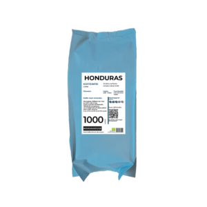 Blå pose med Honduras Koffeinfri label på
