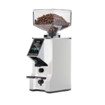 Eureka Specialita Smart kaffekværn i hvid med SMART Technology, touchdisplay og elegant design.